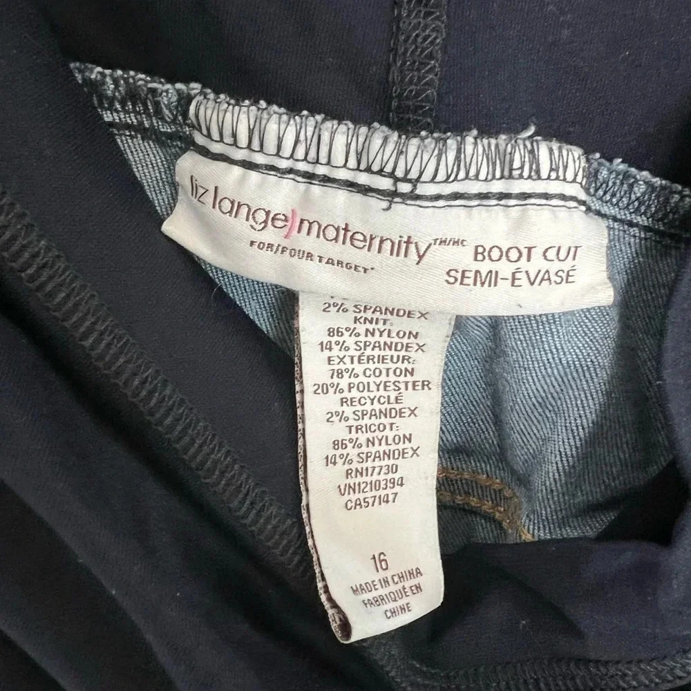 Liz Lange For Target Size 16 Bootcut Maternity Jeans - Picture 3 of 3